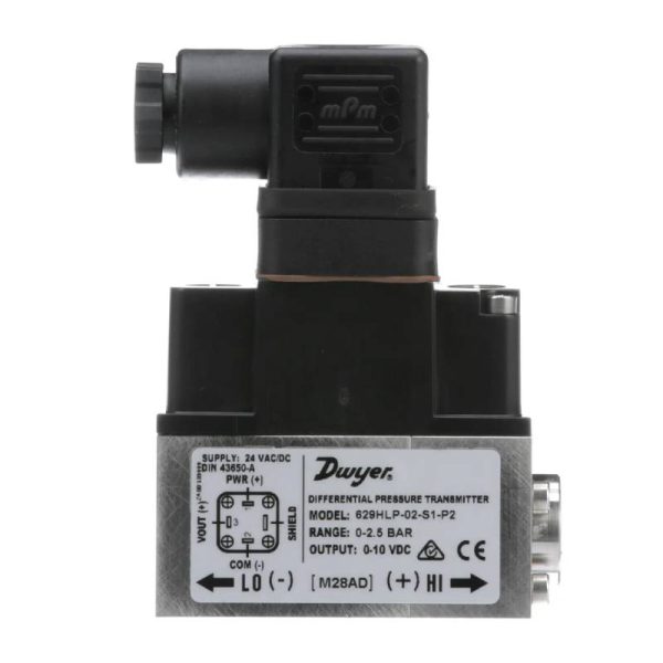 629HLP Wet/Wet DP Transmitter (Water) suitable for High Static Pressures - 4-20mA DC Powered